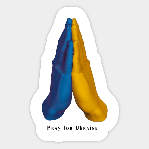 Pray for Ukraine Sticker by Ferrazi